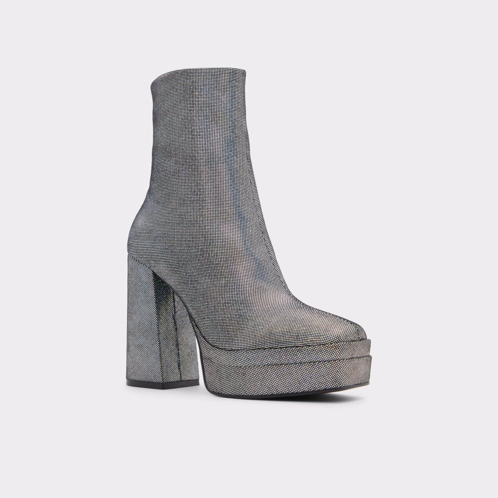 Aldo Millenia Ankle boot - Flatform Kısa Bot Kadın Gümüş | OIEC64879