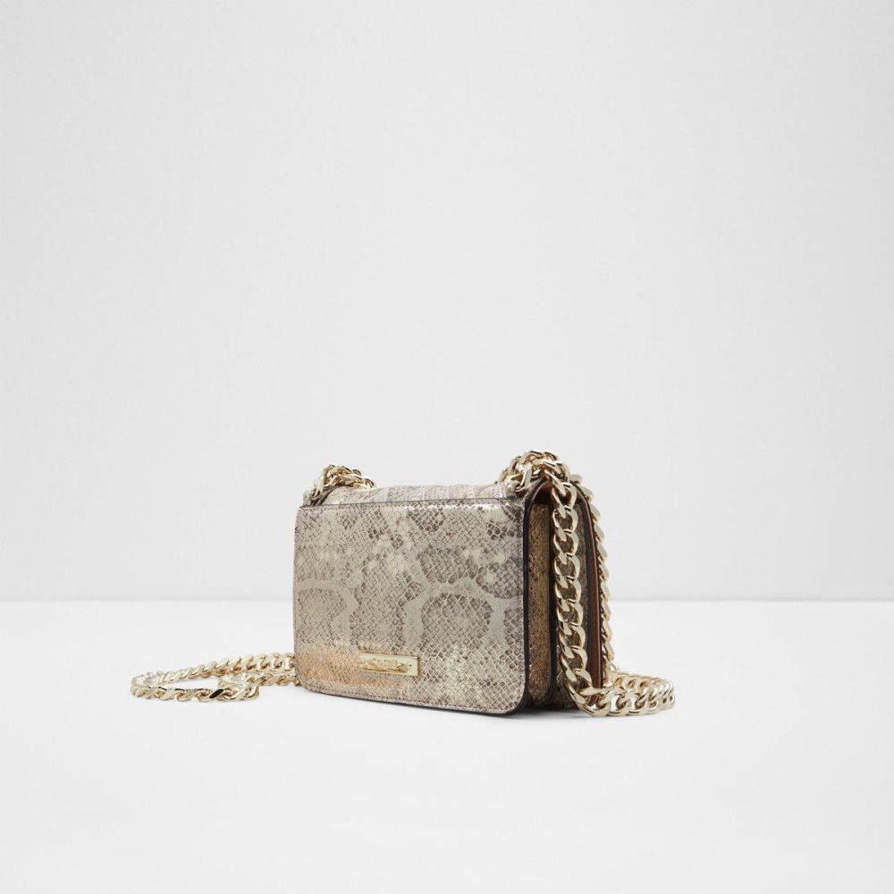 Aldo Minigreenx Crossbody bag Clutch Kadın Altın | XLQY84709