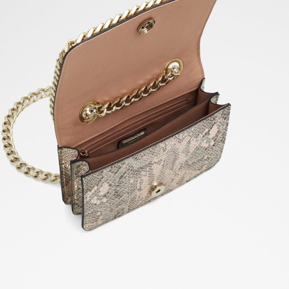 Aldo Minigreenx Crossbody bag Clutch Kadın Altın | XLQY84709