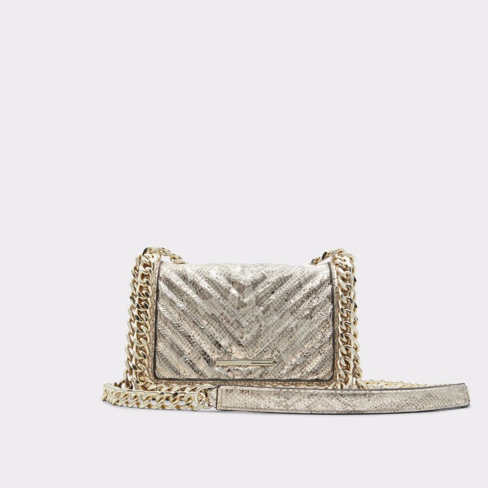 Aldo Minigreenx Crossbody bag Clutch Kadın Altın | XLQY84709