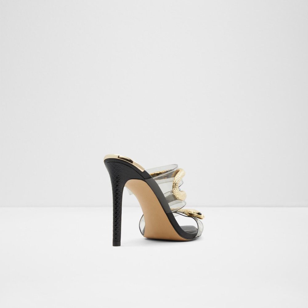 Aldo Najash Strappy heeled sandal - Stiletto heel Sandalet Kadın Siyah | MERU01248