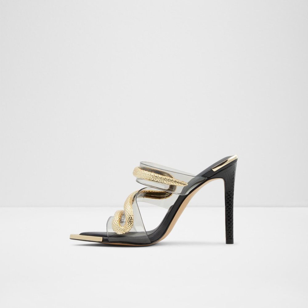 Aldo Najash Strappy heeled sandal - Stiletto heel Sandalet Kadın Siyah | MERU01248