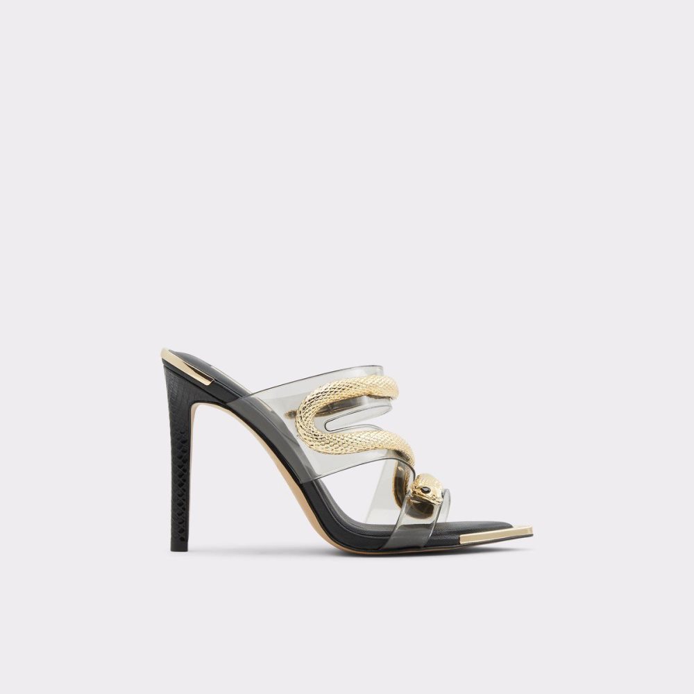 Aldo Najash Strappy heeled sandal - Stiletto heel Sandalet Kadın Siyah | MERU01248