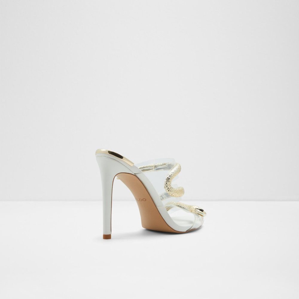 Aldo Najash Strappy heeled sandal - Stiletto heel Sandalet Kadın Beyaz | YMHD49251