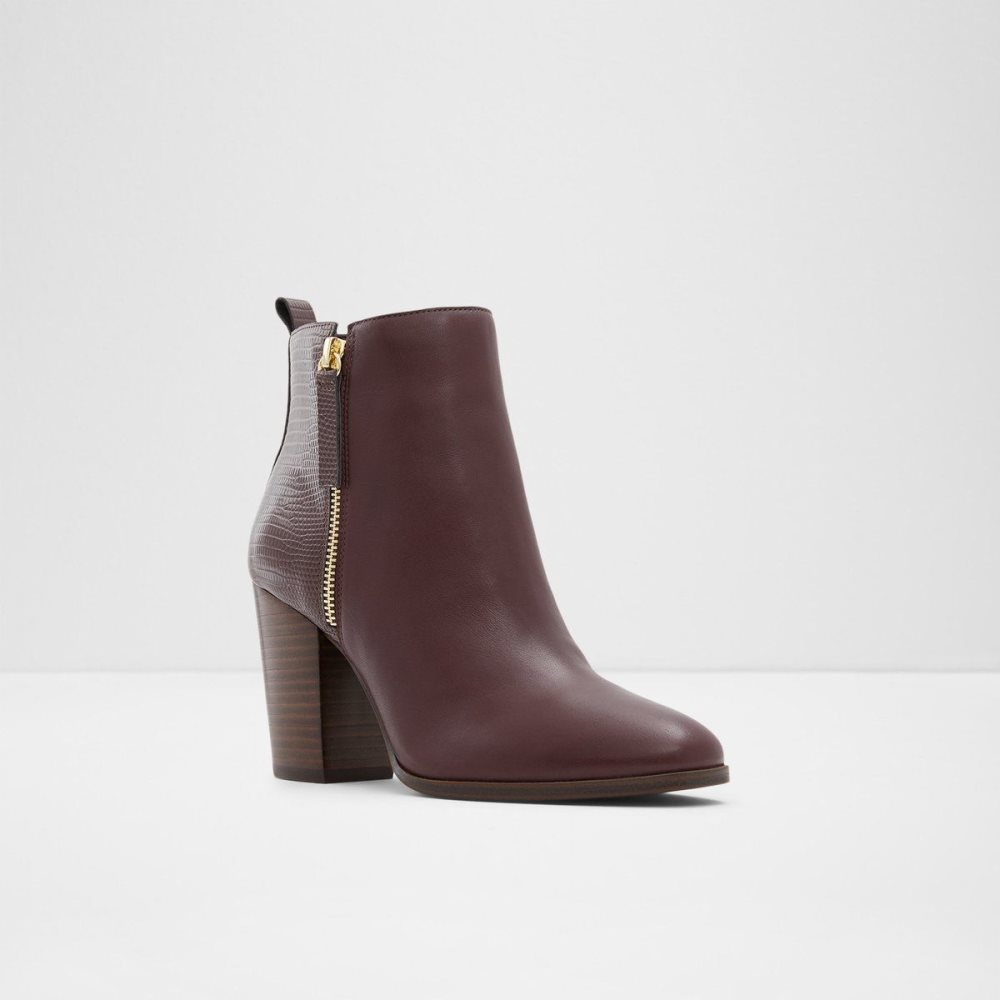 Aldo Noemieflex Ankle boot - Block heel Kısa Bot Kadın Koyu Kahverengi | YPLV37842