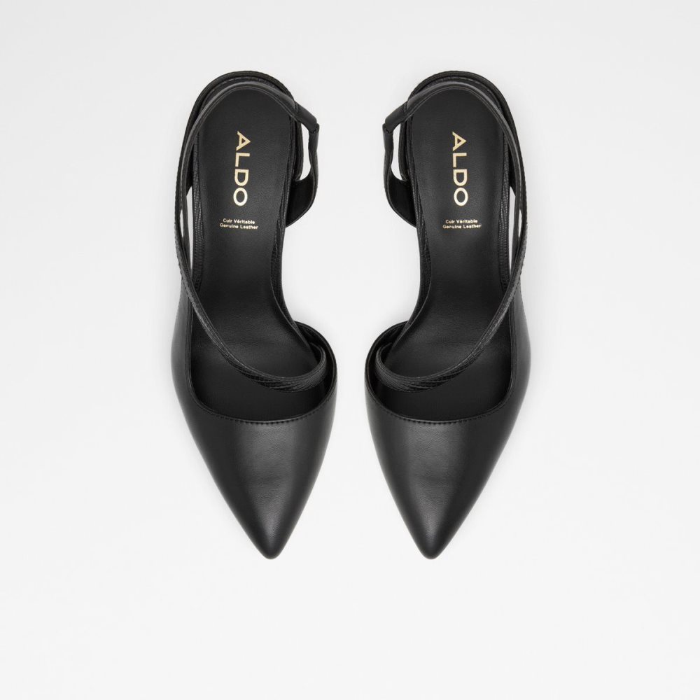 Aldo Noideaa Sling back high heel - Stiletto heel Topuklu Ayakkabılar Kadın Siyah | LFZV16405