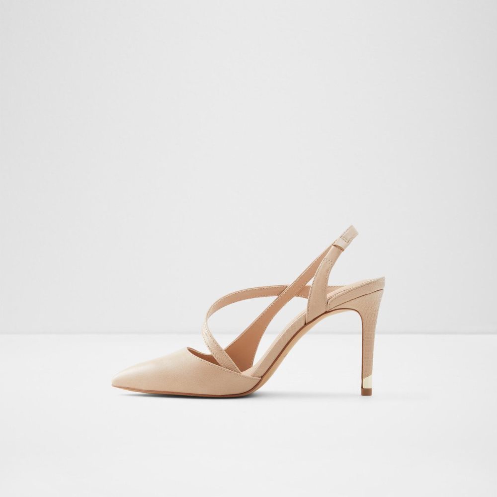 Aldo Noideaa Sling back high heel - Stiletto heel Topuklu Ayakkabılar Kadın Bej Rengi | FYWT25680