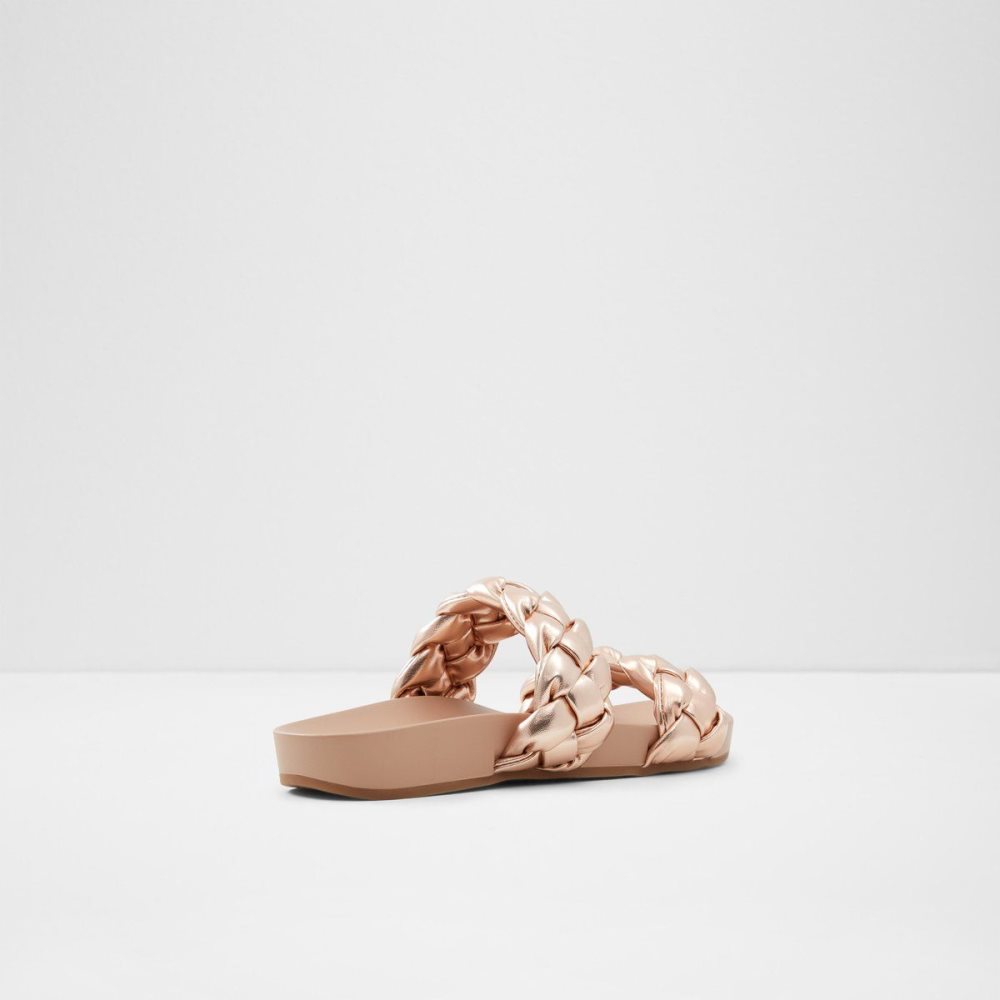 Aldo Oaka Slide sandal Sandalet Kadın Pembe Altın | SFPH38064