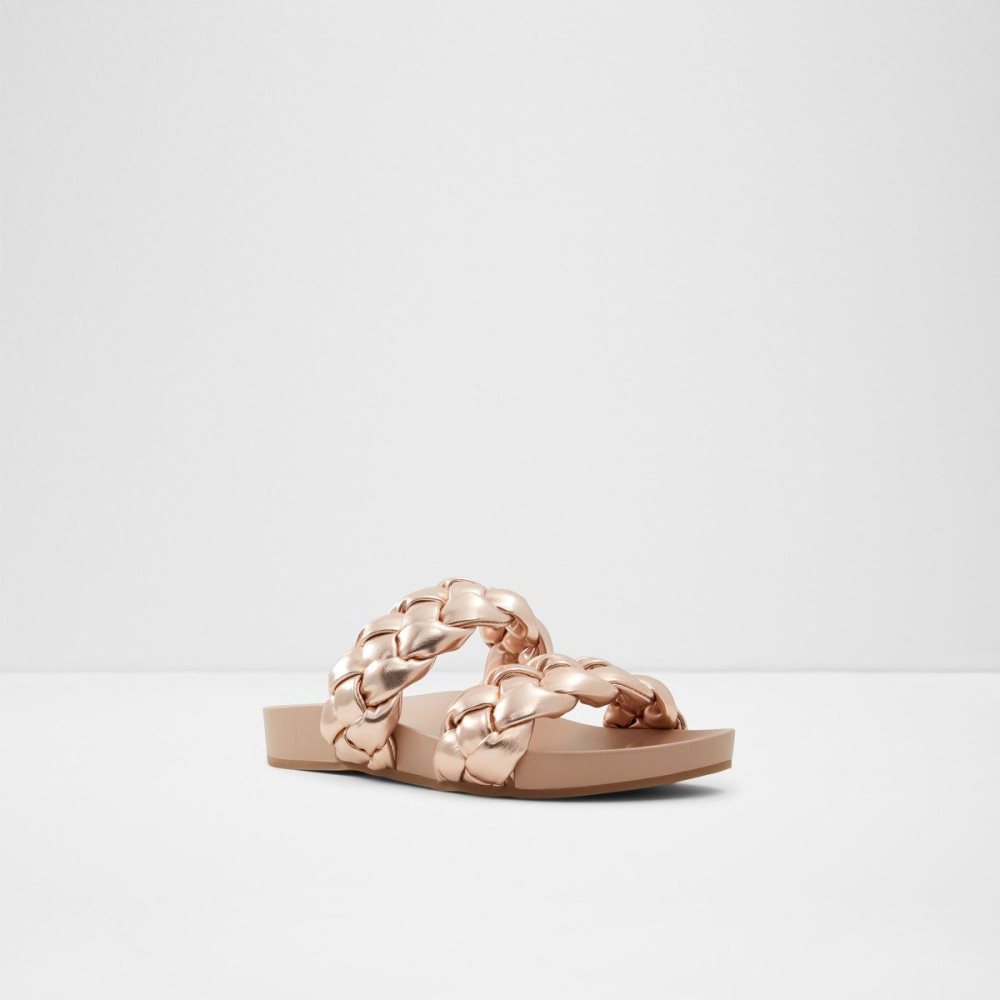 Aldo Oaka Slide sandal Sandalet Kadın Pembe Altın | SFPH38064