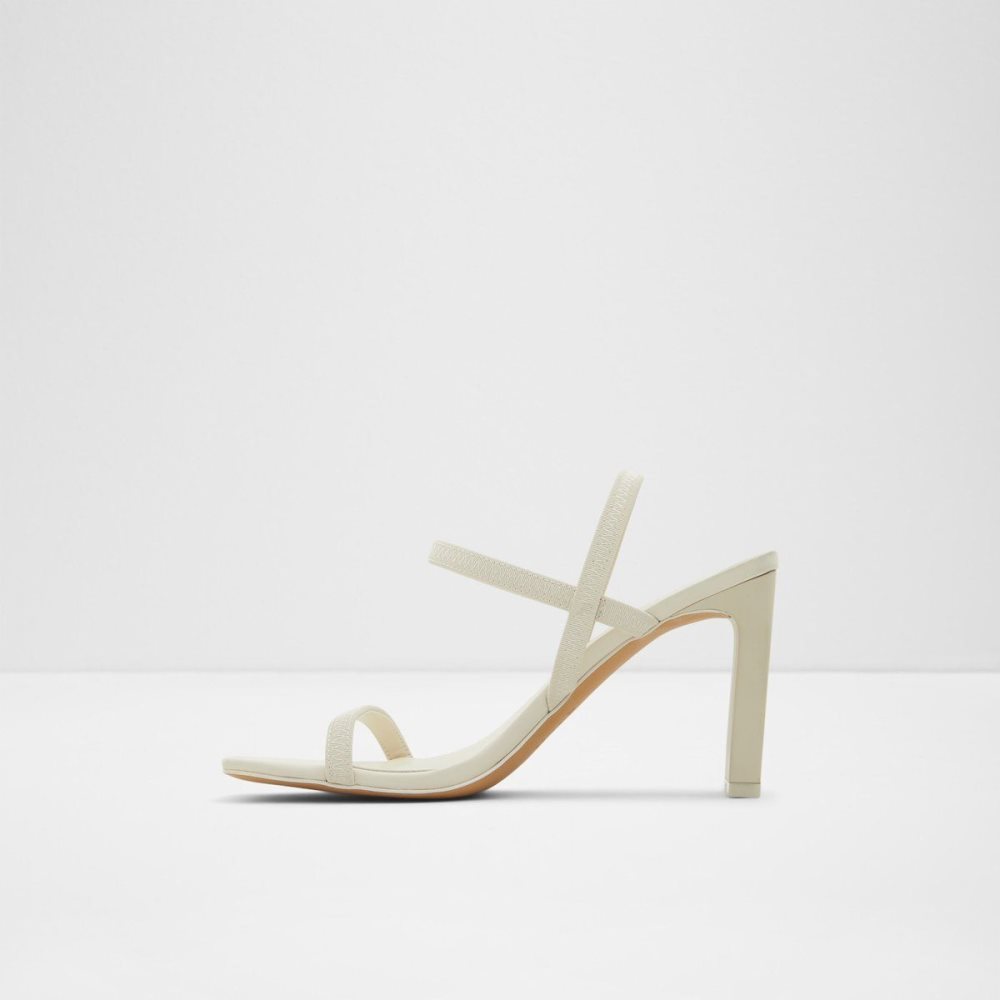 Aldo Okurr Strappy heeled sandal Blok Topuklu Ayakkabı Kadın Beyaz | YEUQ78135