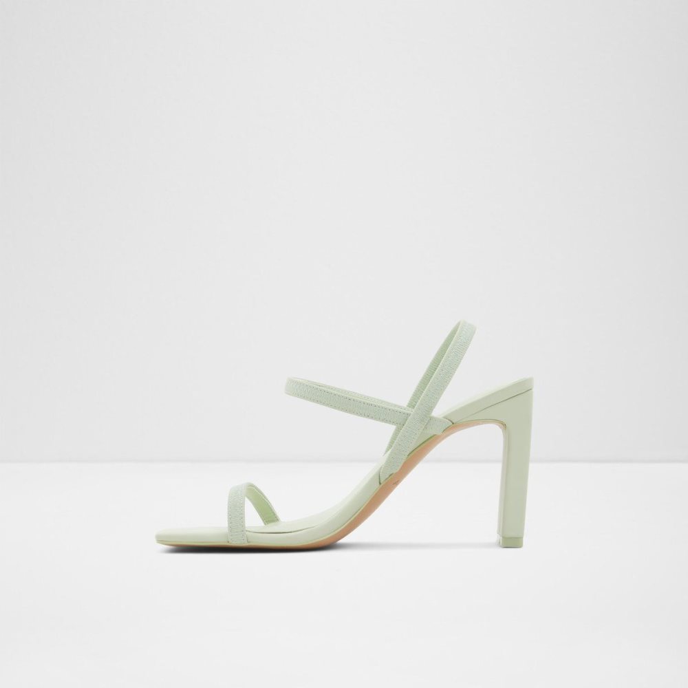 Aldo Okurr Strappy high heel sandal - Block heel Blok Topuklu Ayakkabı Kadın Açık Yeşil | TZSF37096