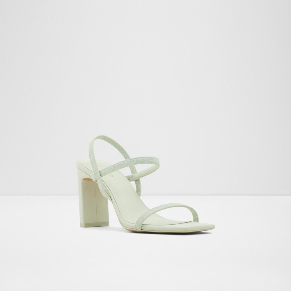 Aldo Okurr Strappy high heel sandal - Block heel Blok Topuklu Ayakkabı Kadın Açık Yeşil | TZSF37096