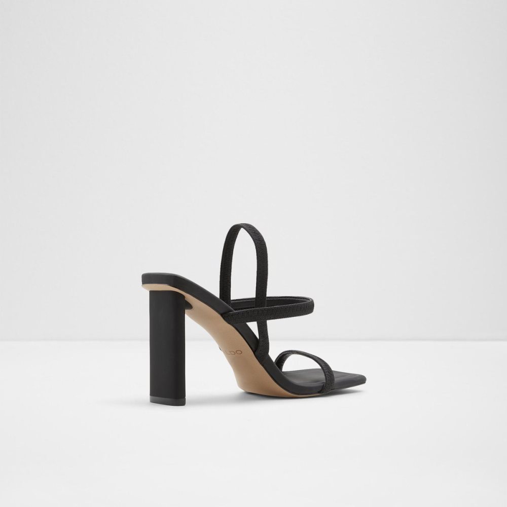 Aldo Okurra Strappy heeled sandal Blok Topuklu Ayakkabı Kadın Siyah | SYWB70365