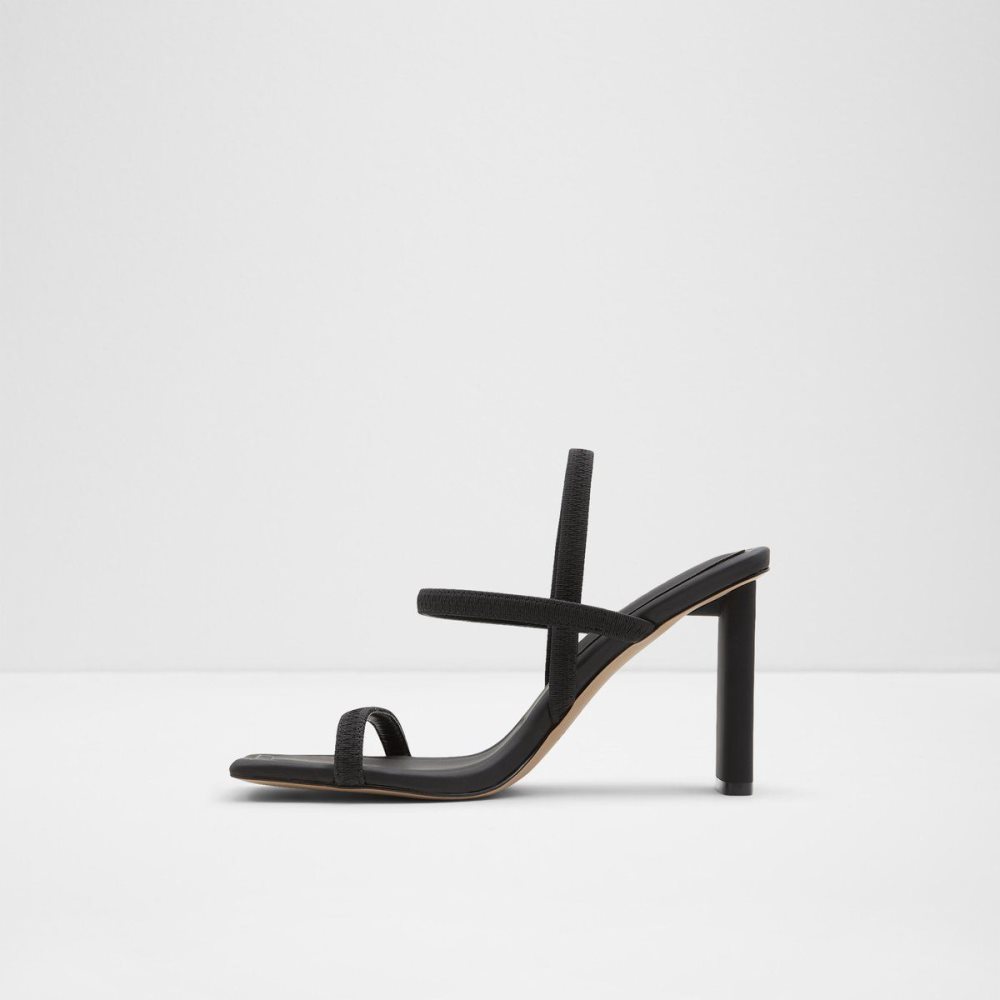 Aldo Okurra Strappy heeled sandal Blok Topuklu Ayakkabı Kadın Siyah | SYWB70365