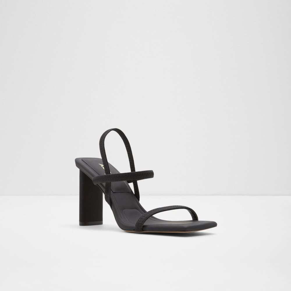 Aldo Okurra Strappy heeled sandal Blok Topuklu Ayakkabı Kadın Siyah | SYWB70365