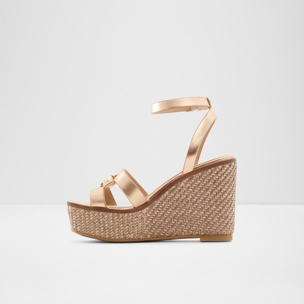 Aldo Onan Wedge sandal - Wedge heel Sandalet Kadın Pembe | MGCX39857