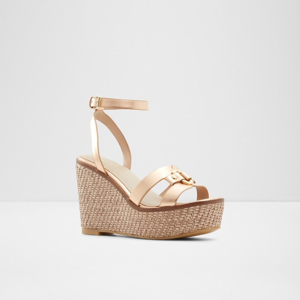 Aldo Onan Wedge sandal - Wedge heel Sandalet Kadın Pembe | MGCX39857