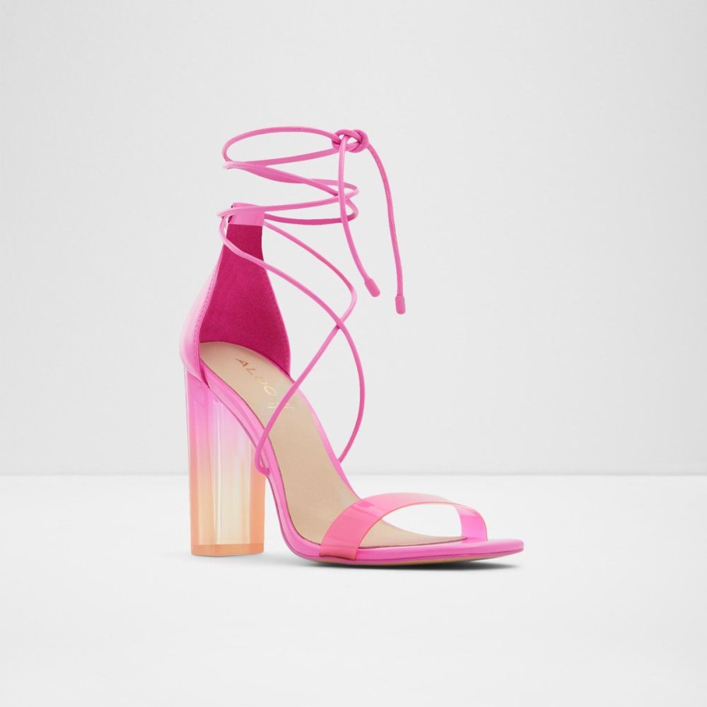 Aldo Onardonia Strappy heeled sandal Sandalet Kadın Küpe Çiçeği | IEVU28075