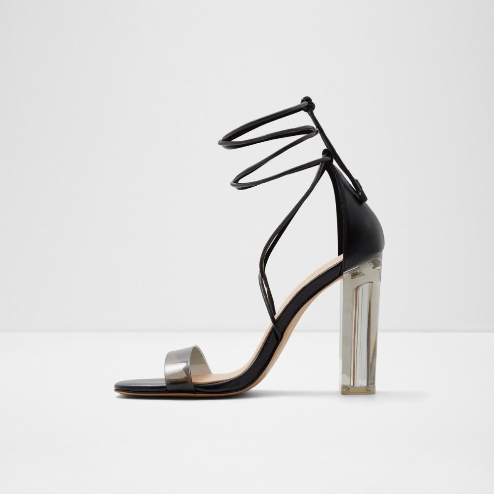 Aldo Onardonia Strappy heeled sandal Topuklu Ayakkabılar Kadın Siyah | HVOQ57901