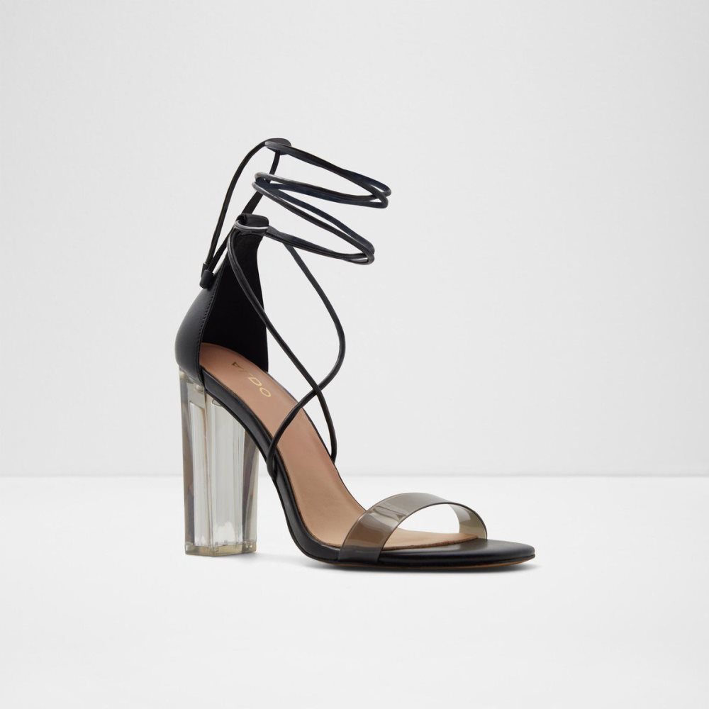 Aldo Onardonia Strappy heeled sandal Topuklu Ayakkabılar Kadın Siyah | HVOQ57901