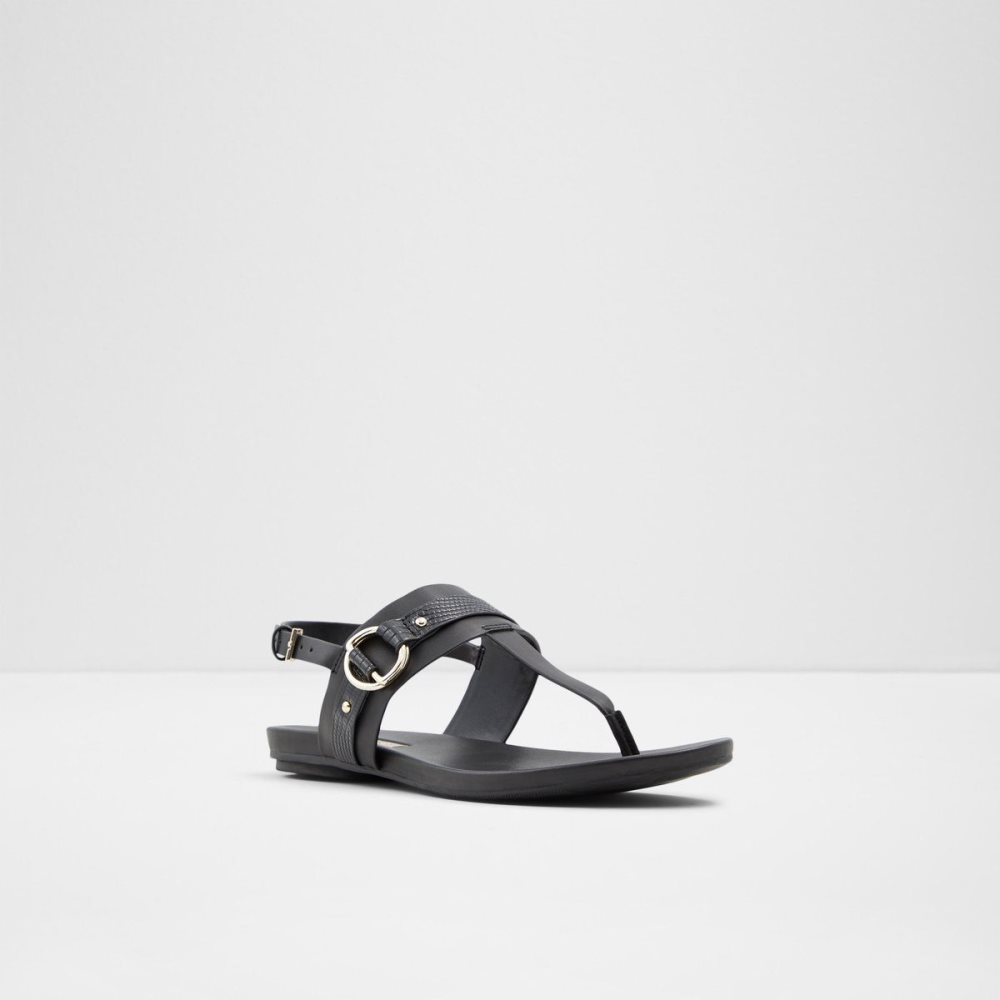 Aldo Pandra Thong sandal Sandalet Kadın Siyah | XCRM17085