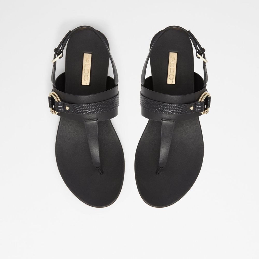 Aldo Pandra Thong sandal Sandalet Kadın Siyah | XCRM17085