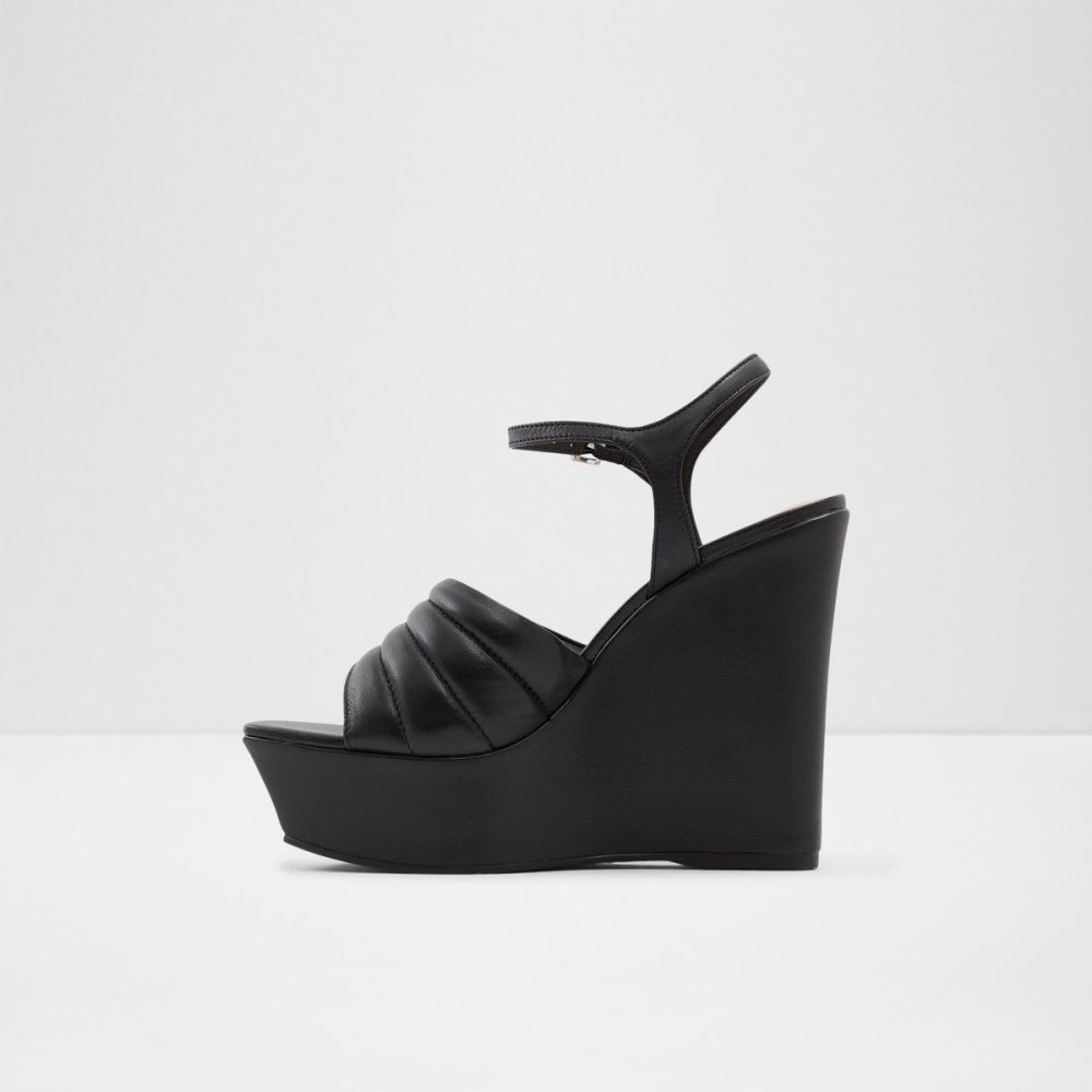 Aldo Parri Heeled sandal - Wedge heel Sandalet Kadın Siyah | IWNK42530