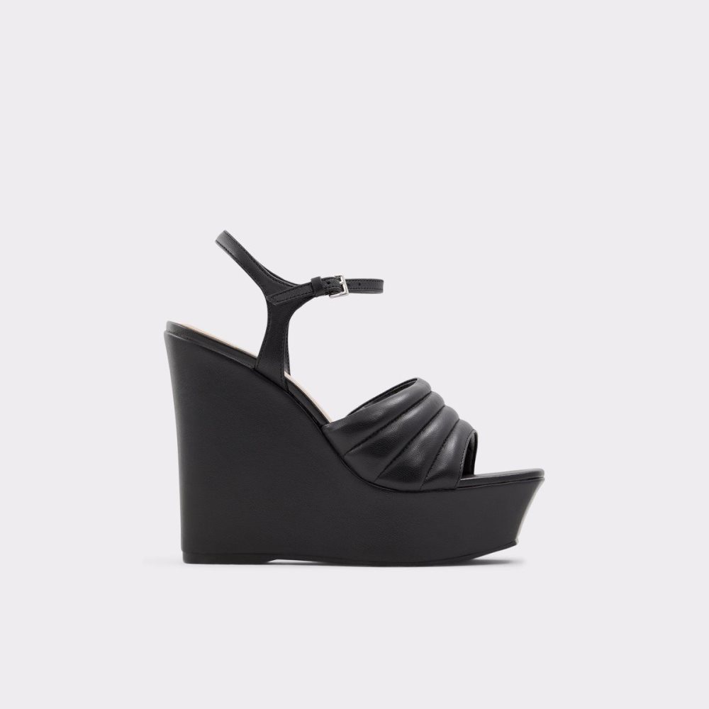 Aldo Parri Heeled sandal - Wedge heel Sandalet Kadın Siyah | IWNK42530