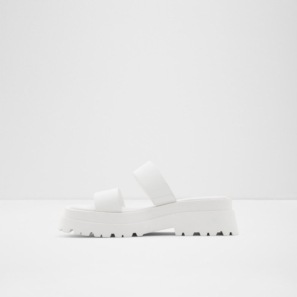 Aldo Phelix Slide sandal - Lug sole Sandalet Kadın Beyaz | FOMZ12649