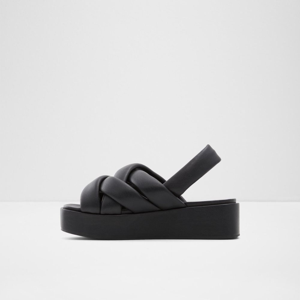 Aldo Phoebie Sling back sandal - Platform Sandalet Kadın Siyah | XWPL78124