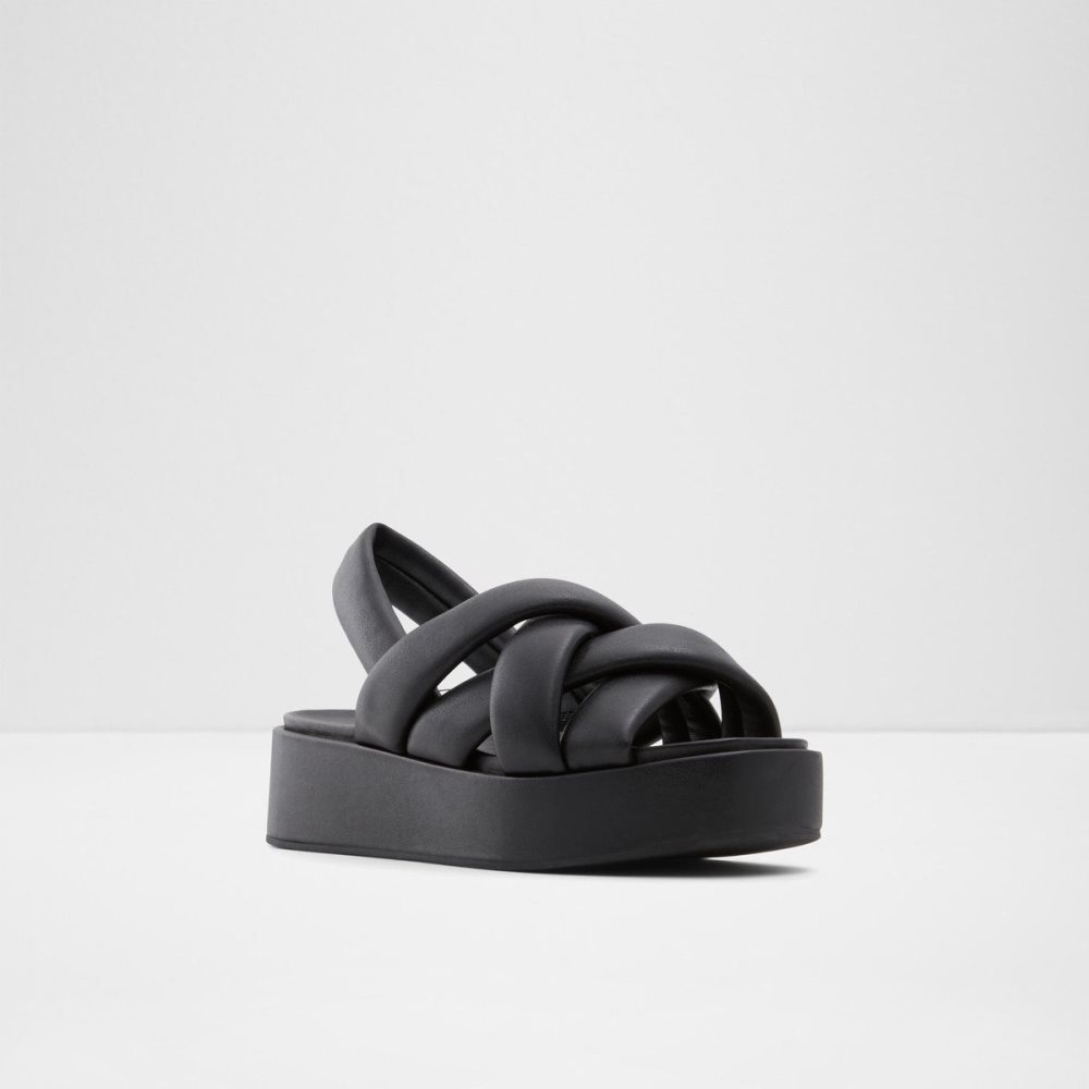 Aldo Phoebie Sling back sandal - Platform Sandalet Kadın Siyah | XWPL78124