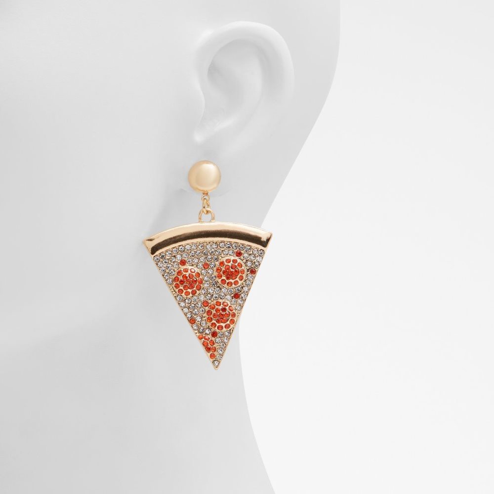 Aldo Pizzaa Statement earrings Küpe Kadın Kırmızı | PHMZ07931