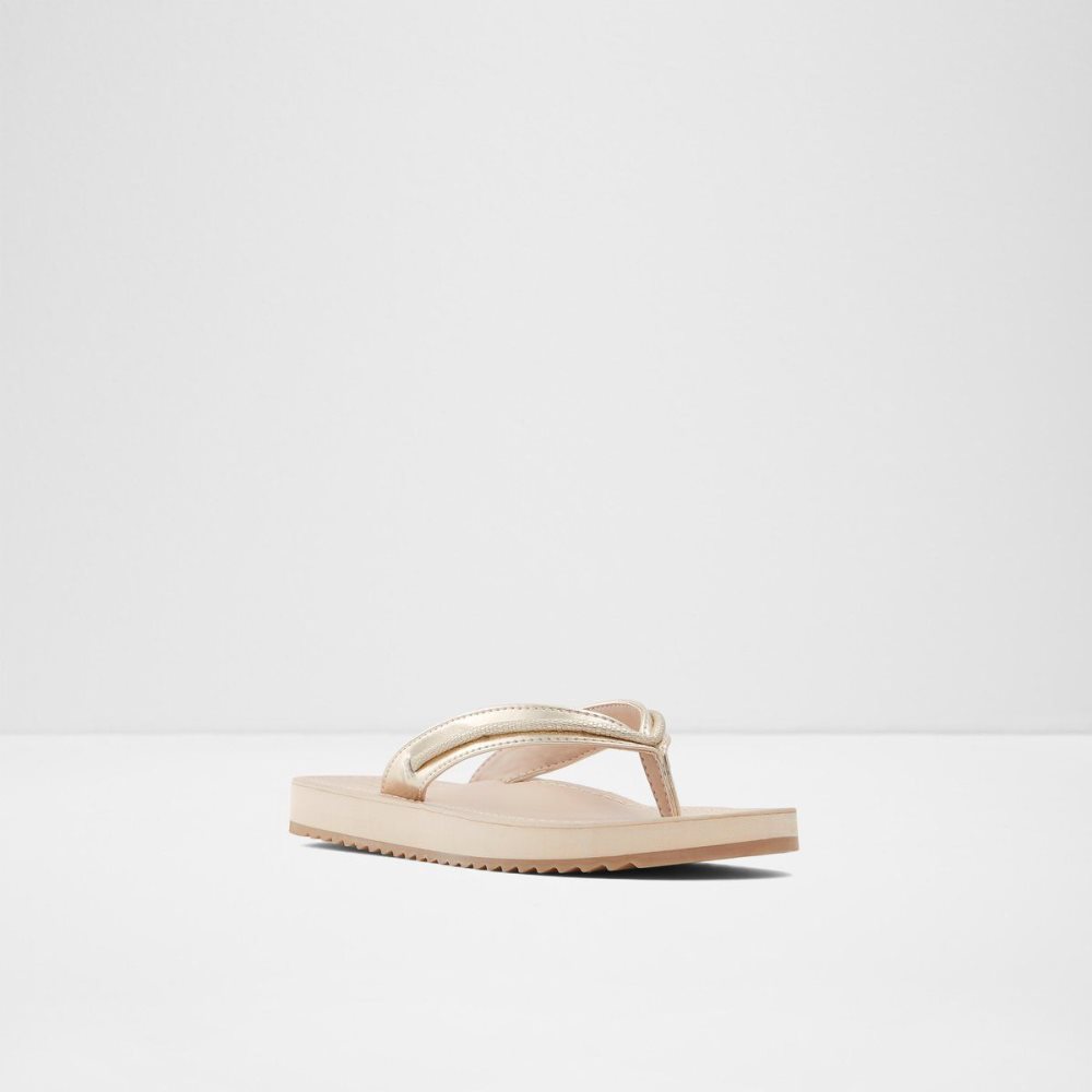 Aldo Polo Flip flops Sandalet Kadın Champagne | PRCG59168