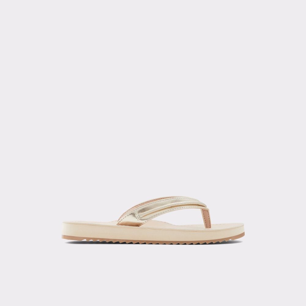 Aldo Polo Flip flops Sandalet Kadın Champagne | PRCG59168