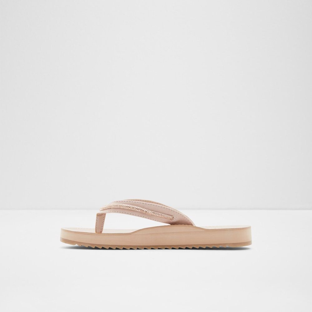 Aldo Polo Flip flops Sandalet Kadın Pembe Altın | PIZD68912