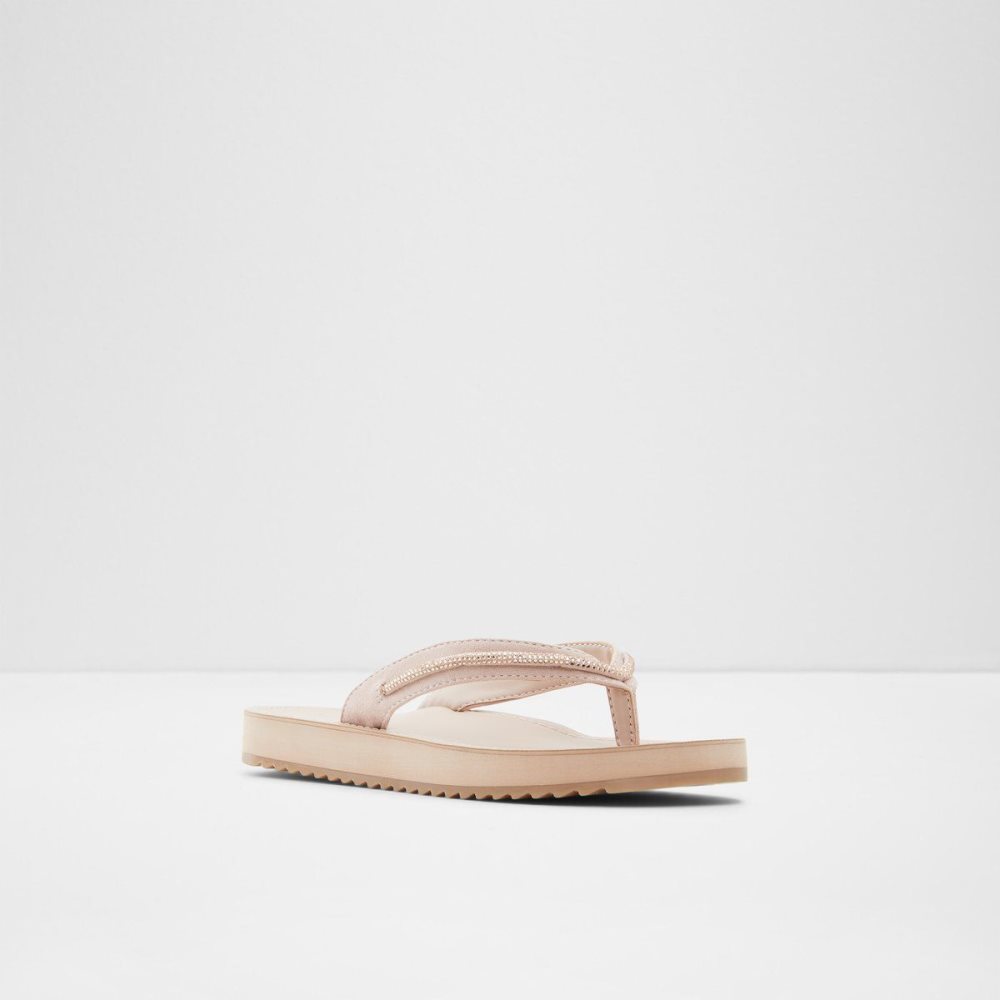 Aldo Polo Flip flops Sandalet Kadın Pembe Altın | PIZD68912