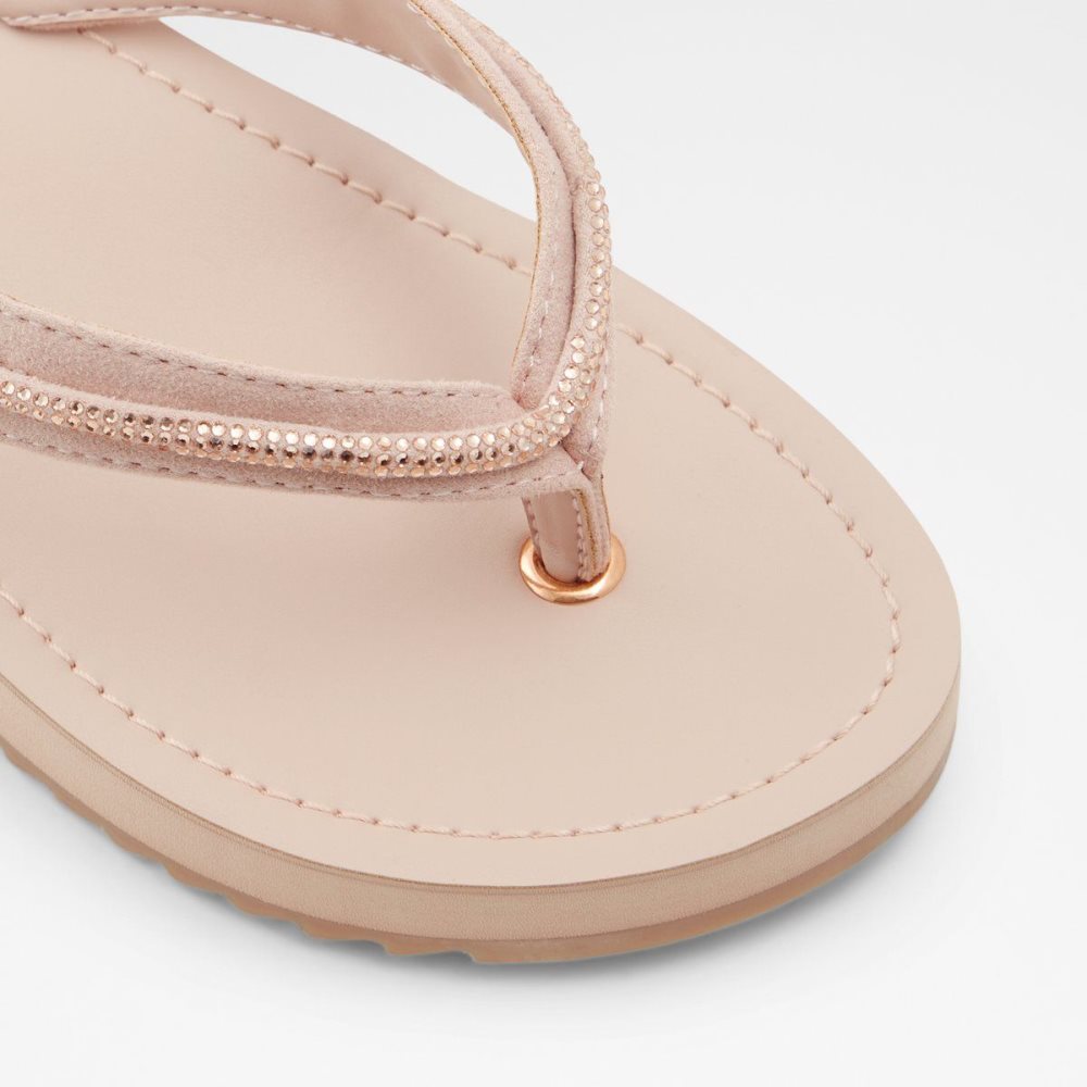 Aldo Polo Flip flops Sandalet Kadın Pembe Altın | PIZD68912