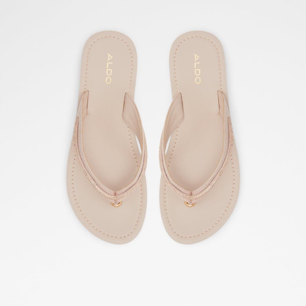 Aldo Polo Flip flops Sandalet Kadın Pembe Altın | PIZD68912