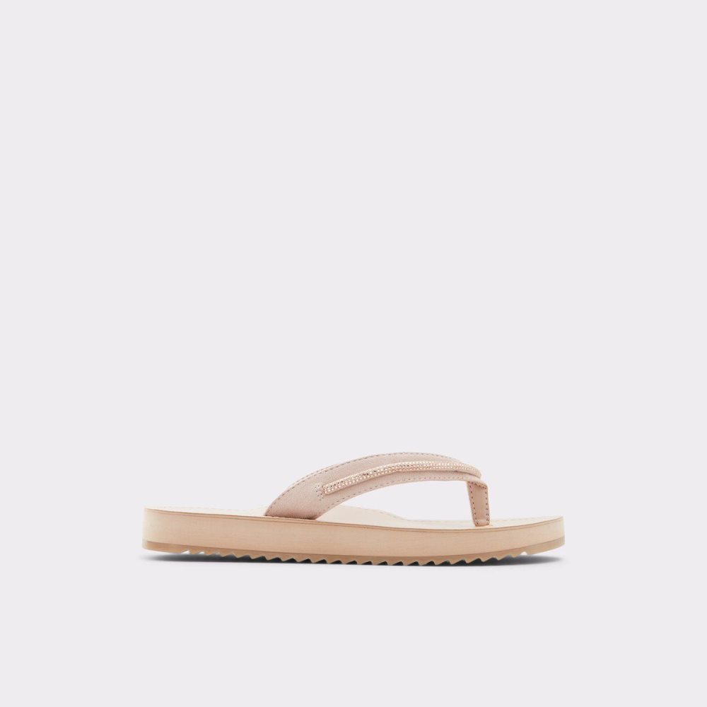 Aldo Polo Flip flops Sandalet Kadın Pembe Altın | PIZD68912