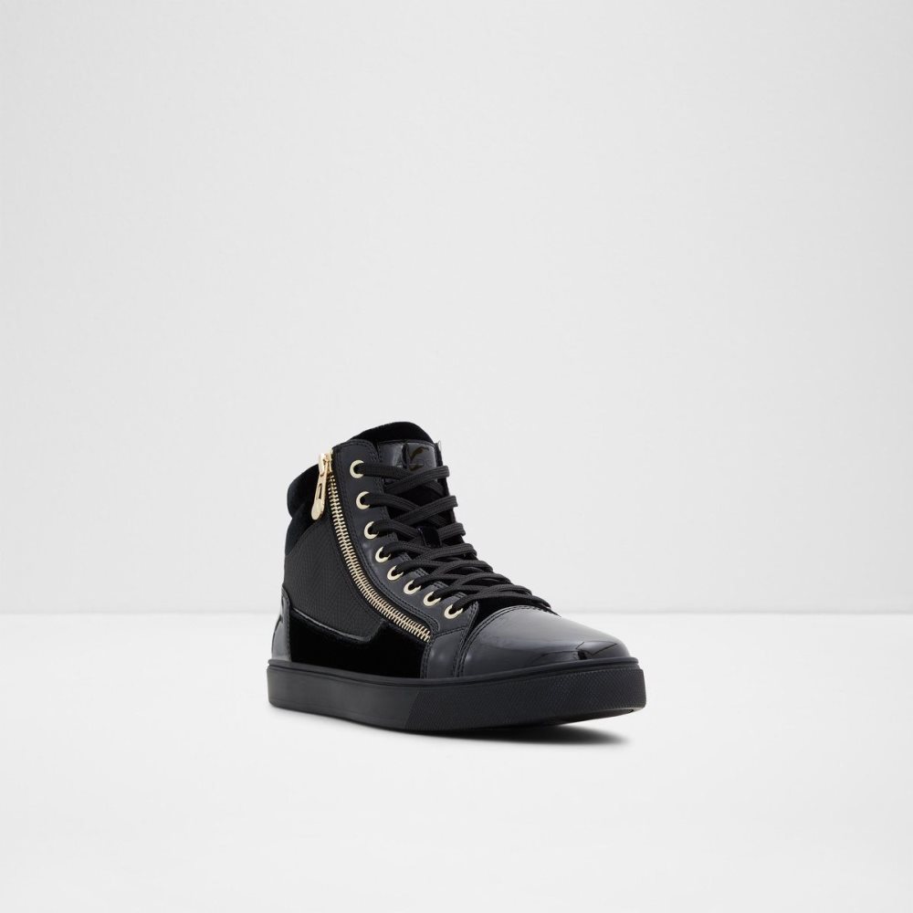 Aldo Popstar High top sneaker - Cup sole Spor Ayakkabı Erkek Siyah | QDIG89734