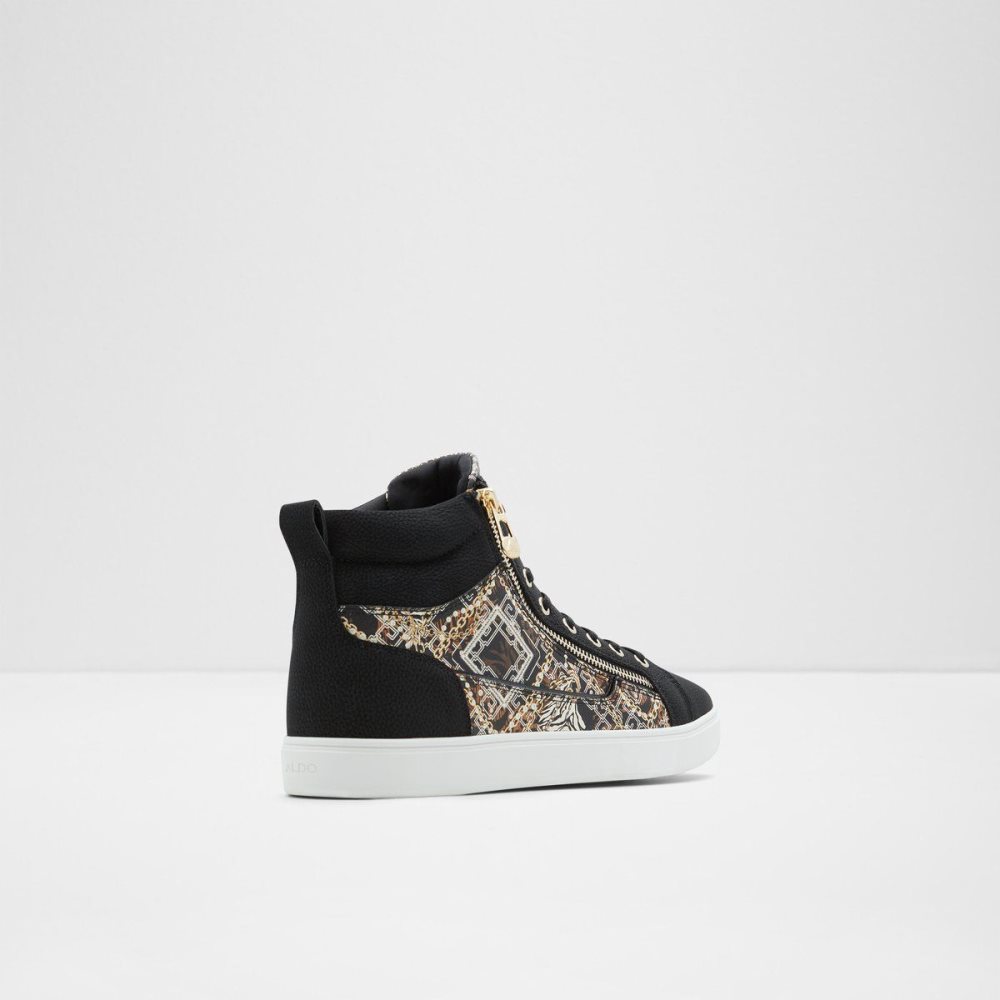 Aldo Popstar High top sneaker - Cup sole Spor Ayakkabı Erkek Siyah | UAVC89016