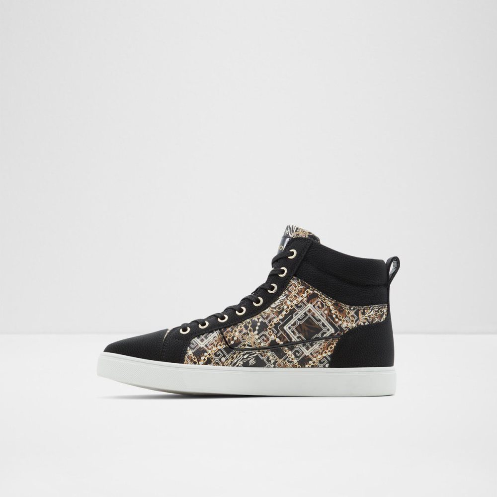 Aldo Popstar High top sneaker - Cup sole Spor Ayakkabı Erkek Siyah | UAVC89016