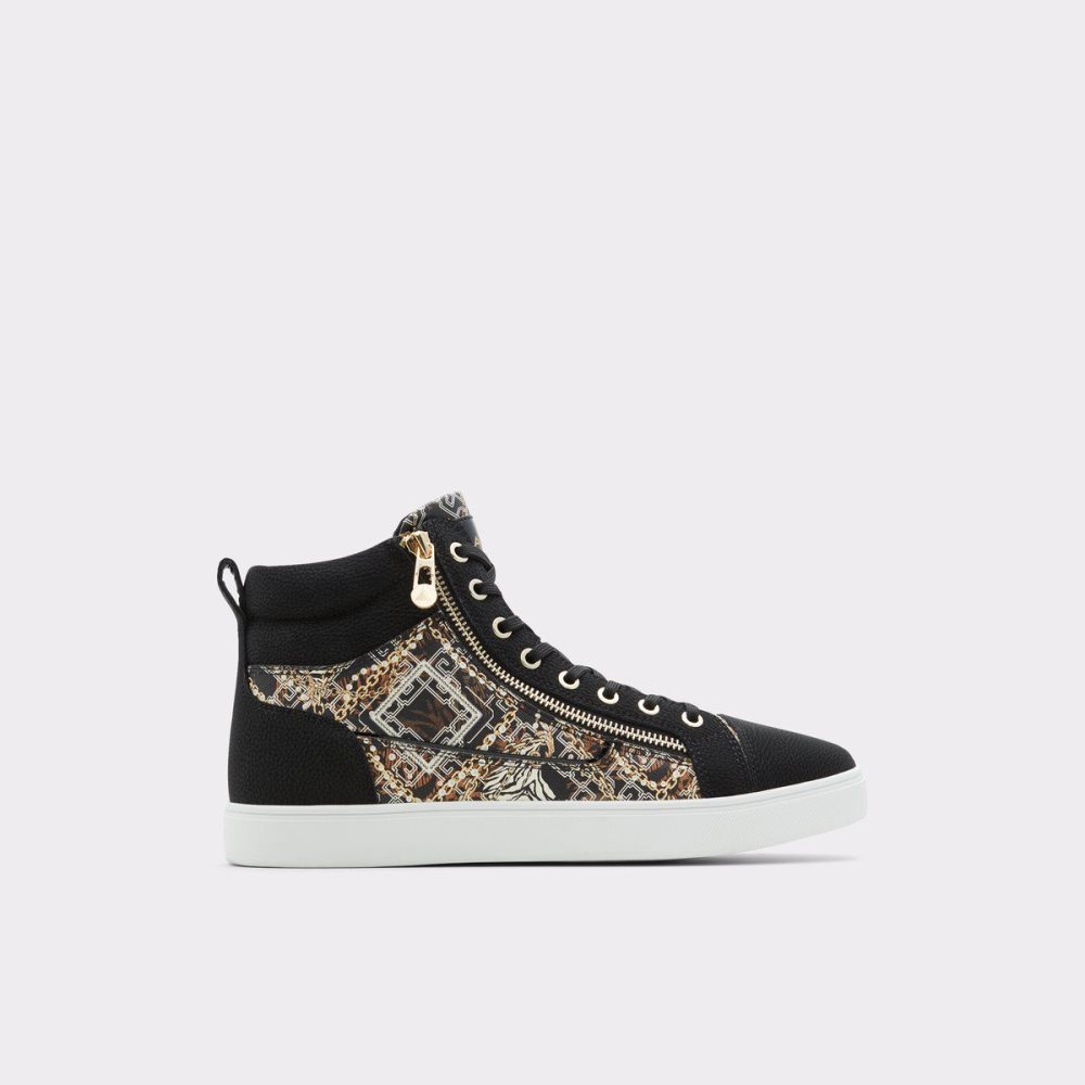 Aldo Popstar High top sneaker - Cup sole Spor Ayakkabı Erkek Siyah | UAVC89016