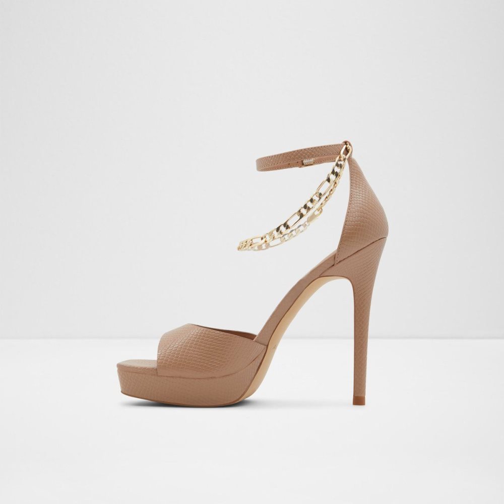 Aldo Prisilla Heeled sandal - Stiletto heel Platform Ayakkabı Kadın Bej Rengi | RXAD63278