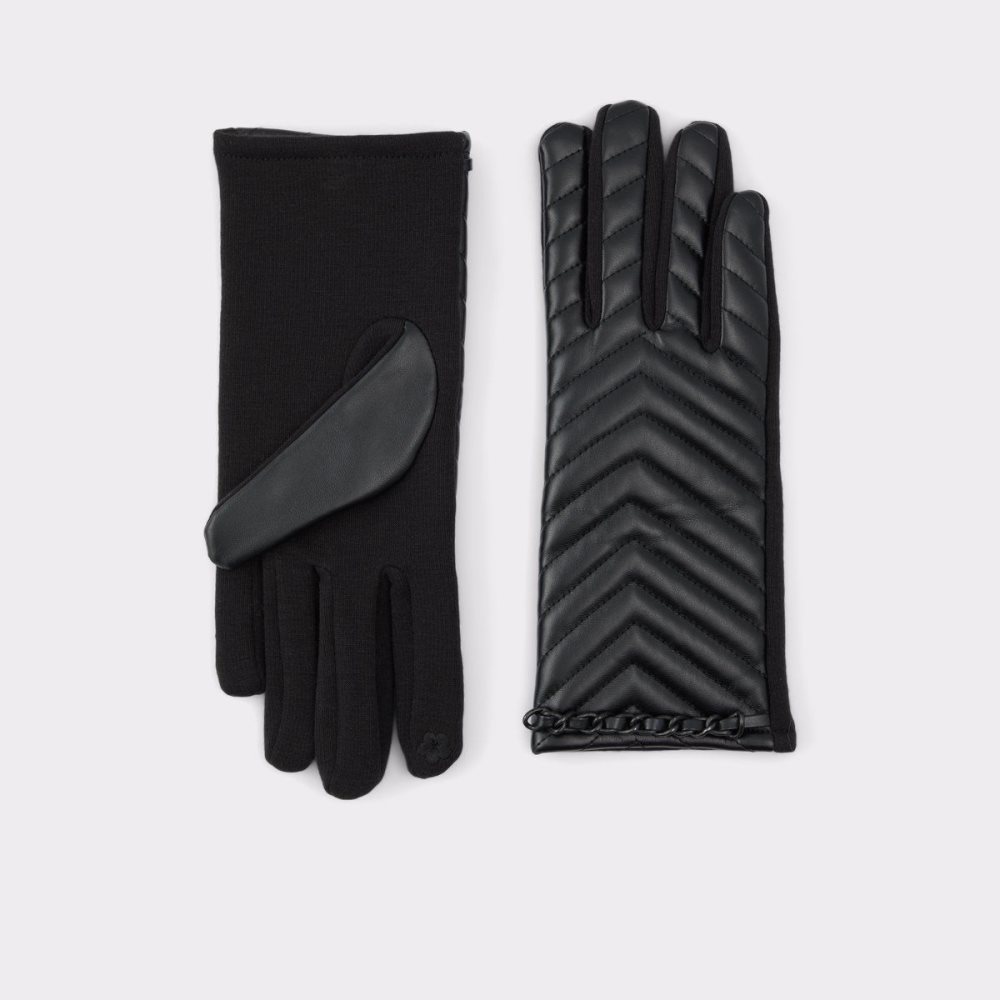 Aldo Qahar Gloves Şapkalar Kadın Siyah | LEQC86903