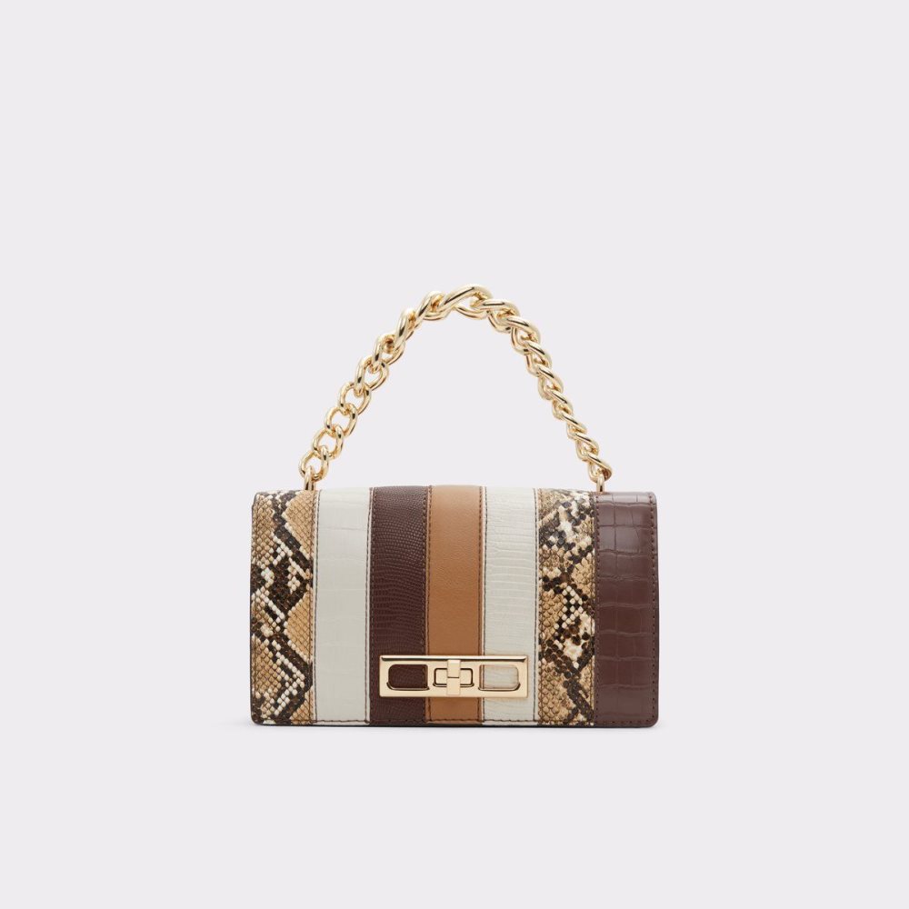 Aldo Qeelaa Crossbody bag Çapraz Askılı Çanta Kadın Bej Rengi | OLEH67940