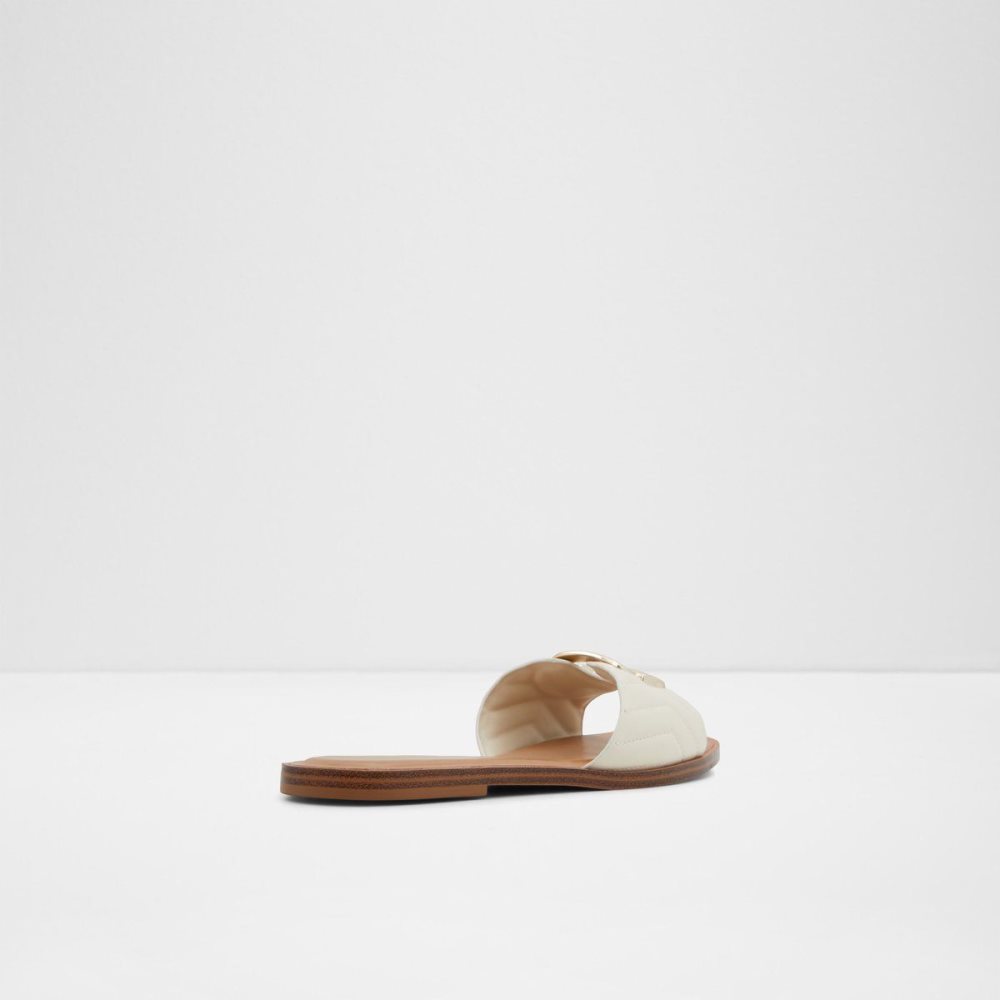 Aldo Qelajar Slide sandal Sandalet Kadın Beyaz | VZXA28713