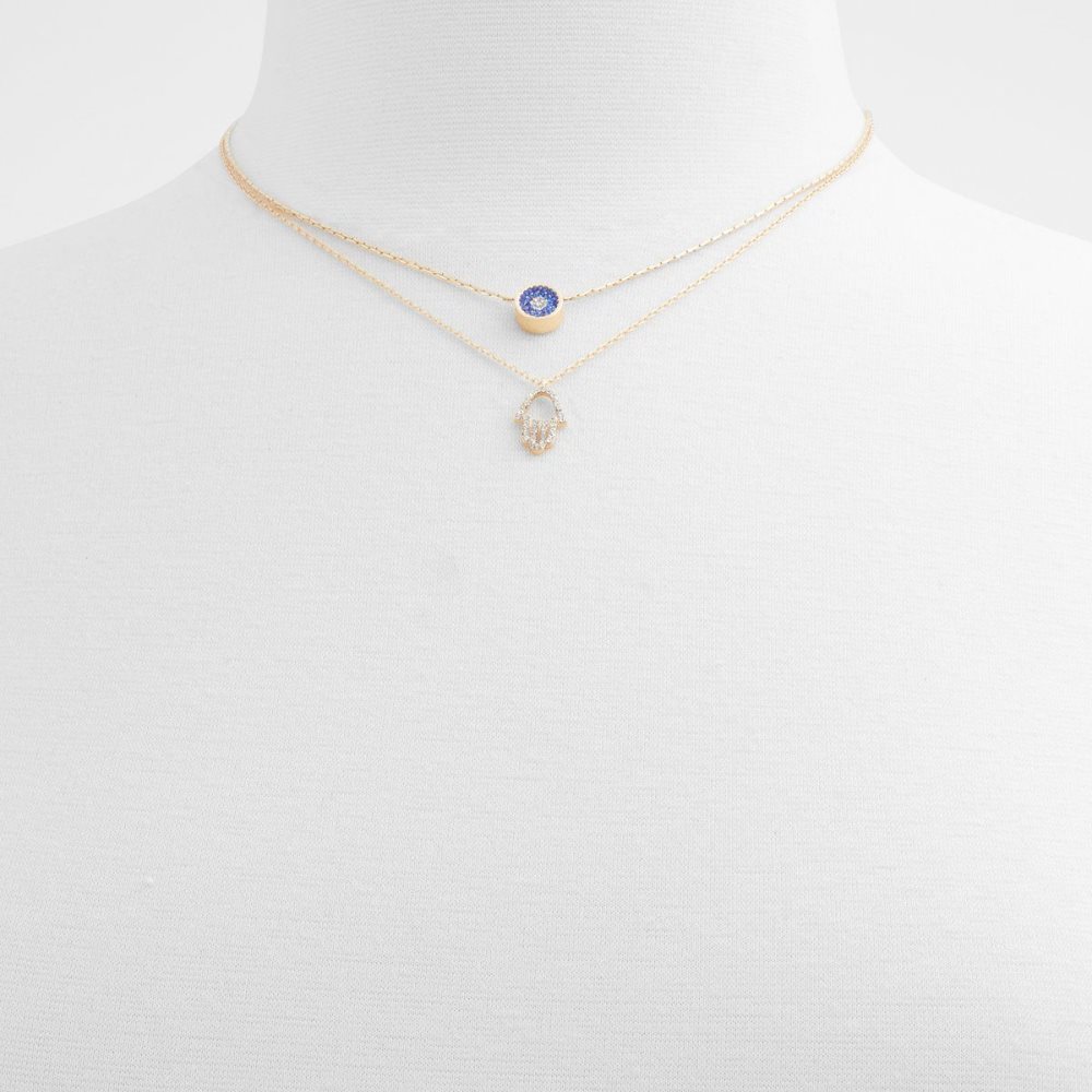 Aldo Qerarith Necklace Kolye Kadın Koyu Mavi | FJIS23750