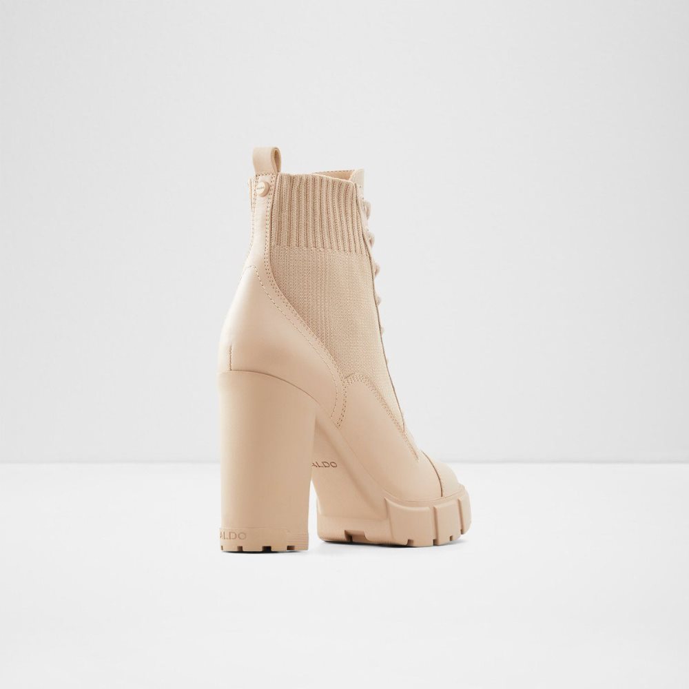 Aldo Rebel Combat ankle boot - Lug sole Savaş botları Kadın Bej Rengi | MKPL47396