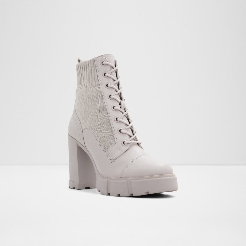 Aldo Rebel Combat boots - Lug sole Savaş botları Kadın Gri | ZWNH76423